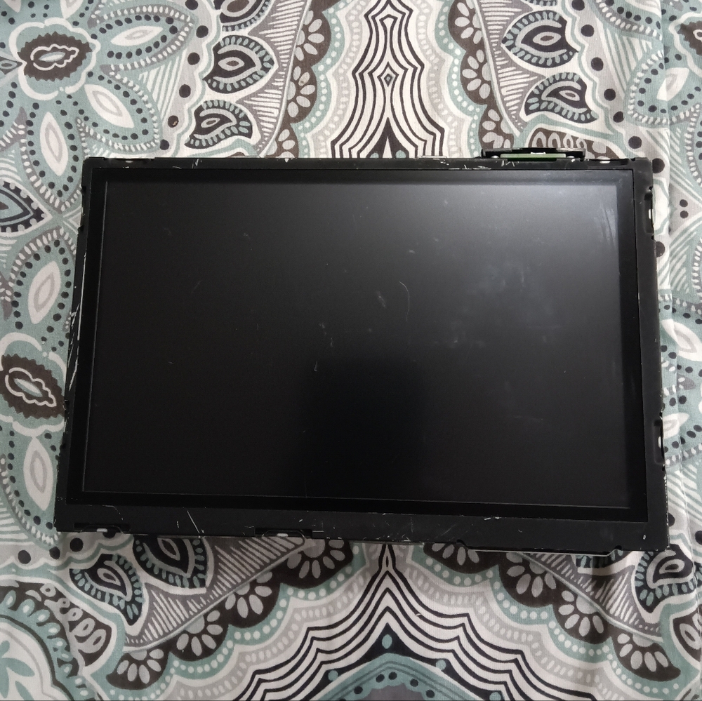 Black Flat Screen Monitor For Vehicles